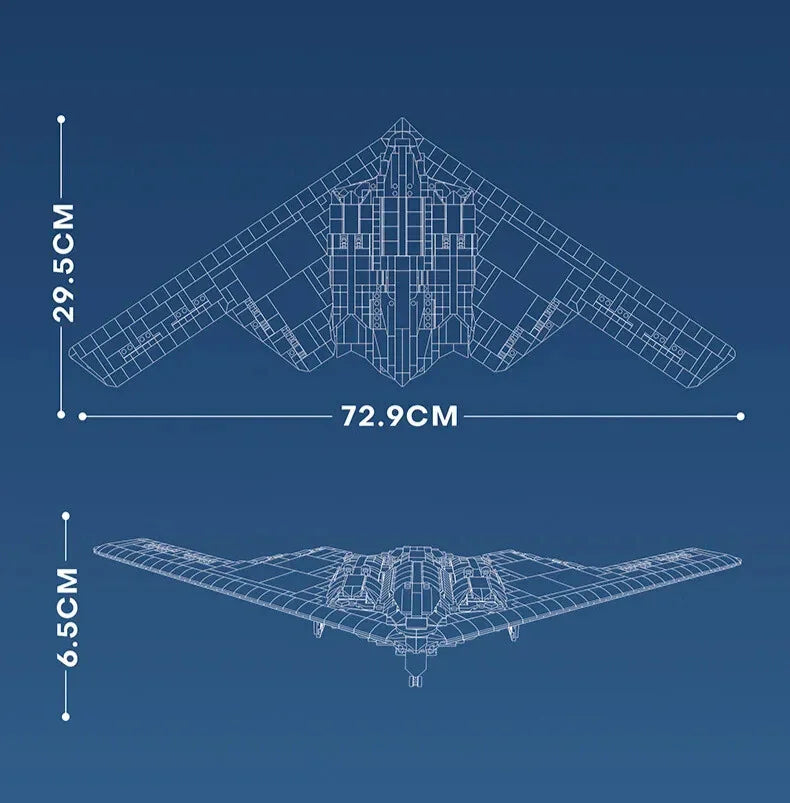 B2 Stealth Bomber – 2063 pièces