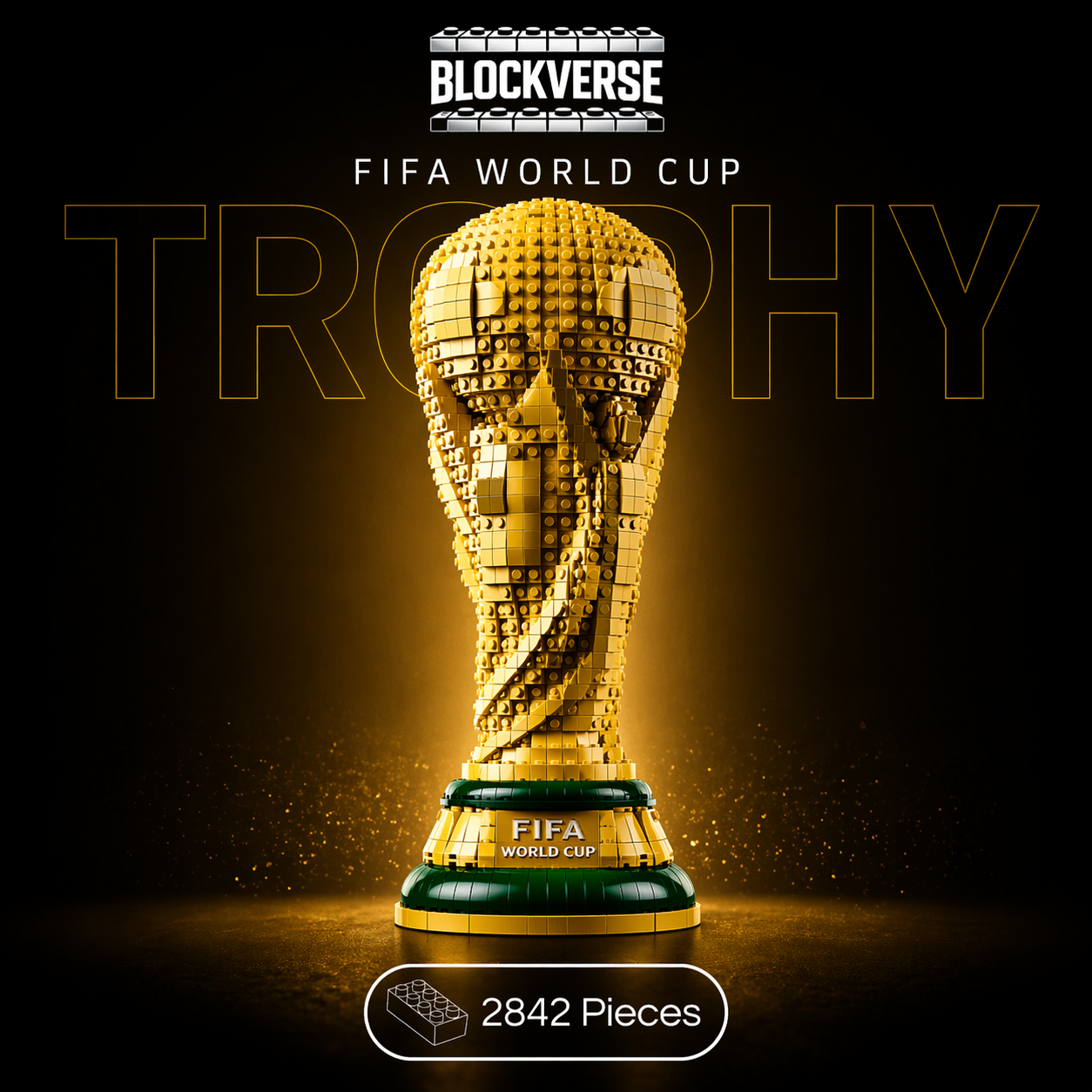 Golden Championship Trophy Building Set – 2842 pièces