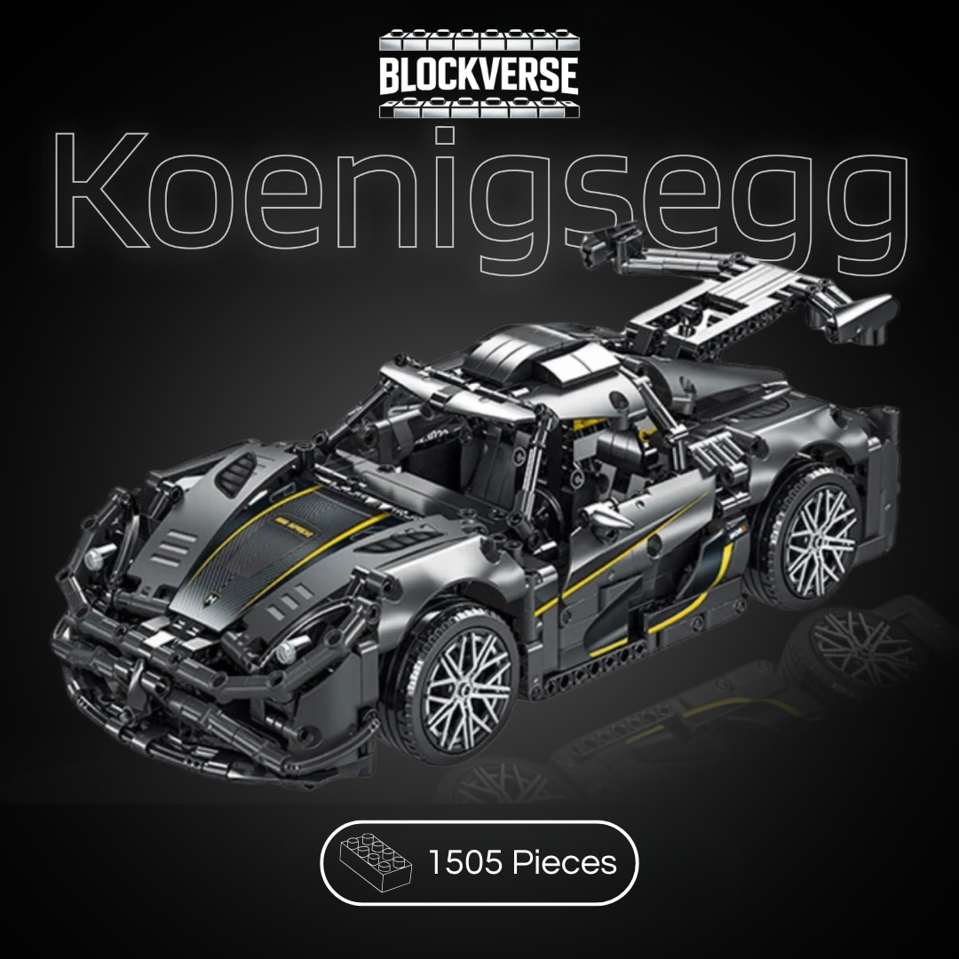 One:1 Hypercar – 1505 Piece Precision Model