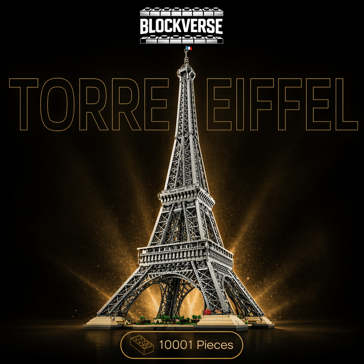 Eiffel Tower Model – Ultimate Collector Building Set (10001 pièces)