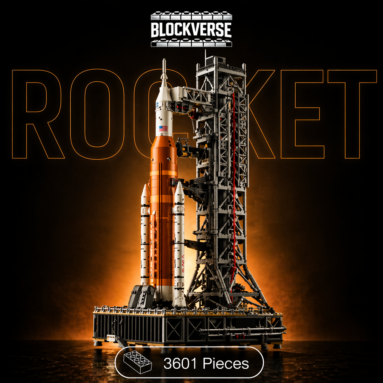 Artemis Rocket Launch System – Premium Space Building Set (3601 pièces)